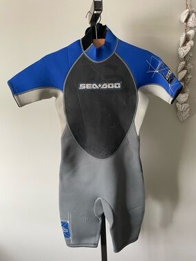 Seadoo BRP Junior Shorty Neoprene Wetsuit Youth Junior Size 14 NWT